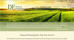 Desktop Screenshot of dekkerfinancial.com
