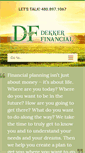 Mobile Screenshot of dekkerfinancial.com